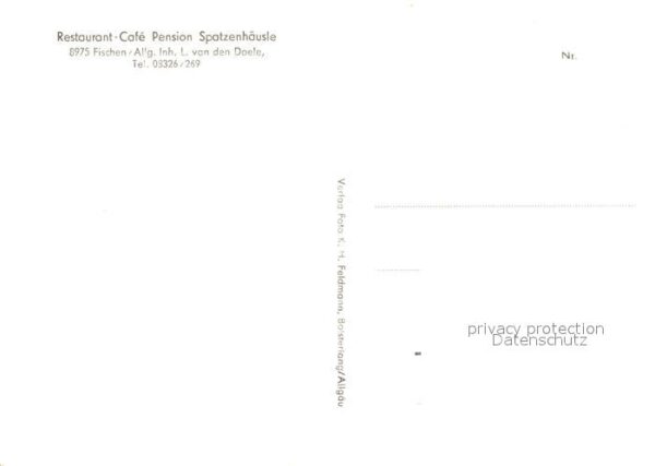 Fischen Allgaeu Restaurant Cafe Pension Spatzenhaeusle – Bild 2