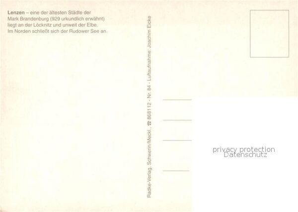 Lenzen Elbe Fliegeraufnahme – Bild 2