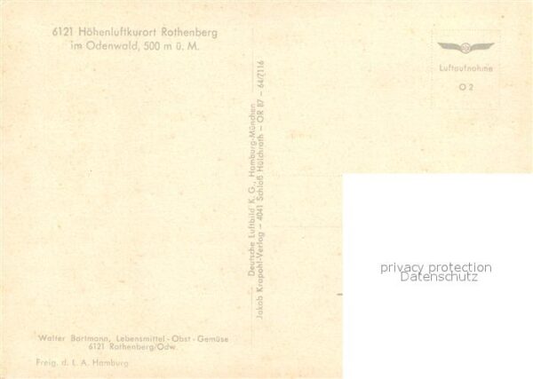 Rothenberg Odenwald Fliegeraufnahme – Bild 2