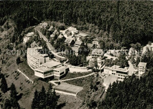 Wildbad Schwarzwald Fliegeraufnahme Sommerberg