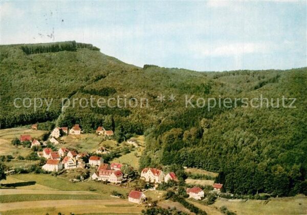 Glashuette Schieder Fliegeraufnahme Kurhotel Zur Herlingsburg