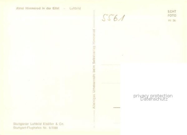 Abtei Himmerod  Eifel Fliegeraufnahme – Bild 2