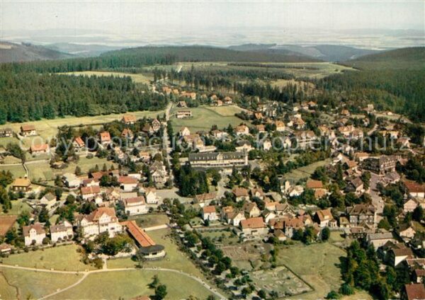 Bockswiese-Hahnenklee Harz Fliegeraufnahme