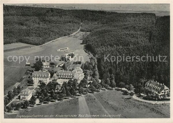 Duerrheim Bad Fliegeraufnahme Kinderheilstaette