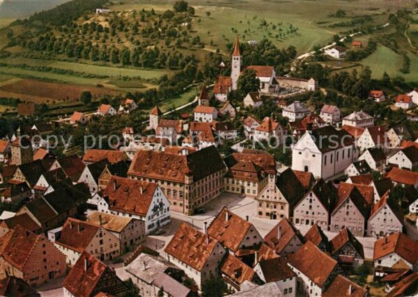 Greding Fliegeraufnahme Kirche