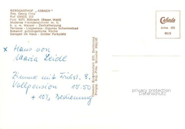 Boebrach Fliegeraufnahme Gasthaus Asbach – Bild 2