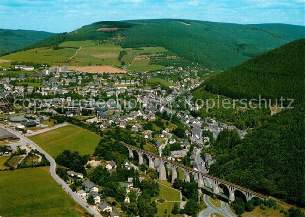 Willingen Sauerland Fliegeraufnahme Viadukt