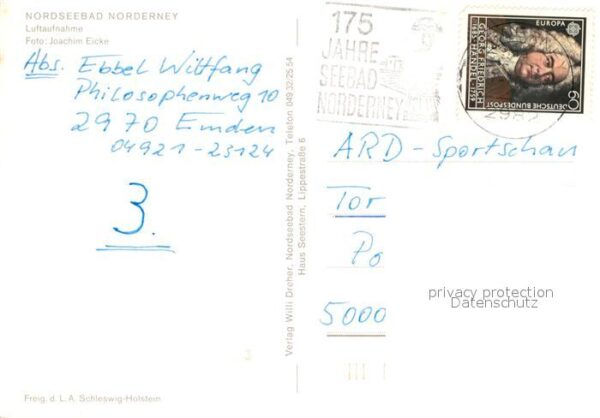 Norderney Nordseebad Fliegeraufnahme – Bild 2