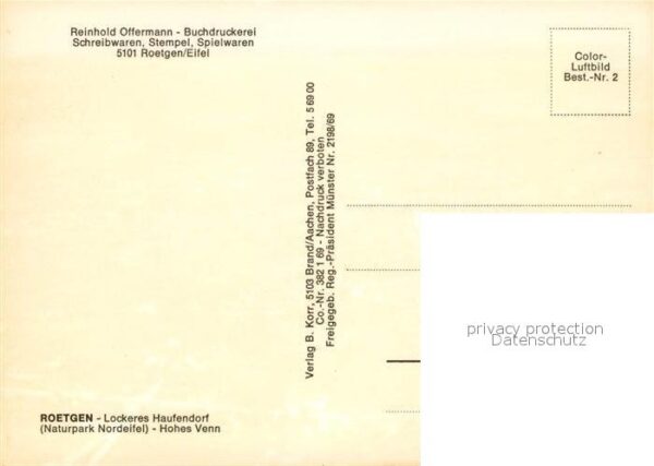 Roetgen Eifel Fliegeraufnahme – Bild 2