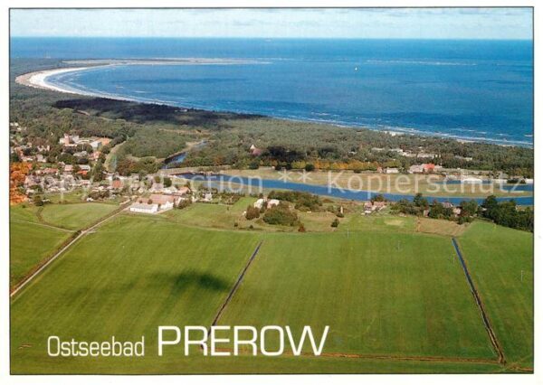 Prerow Ostseebad Fliegeraufnahme