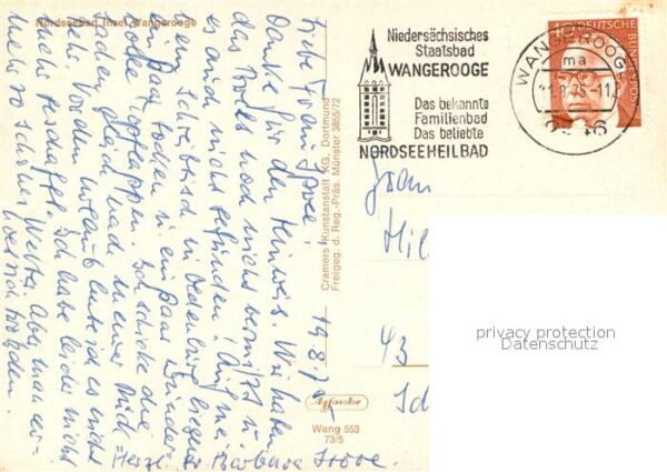 Wangerooge Nordseebad Fliegeraufnahme – Bild 2