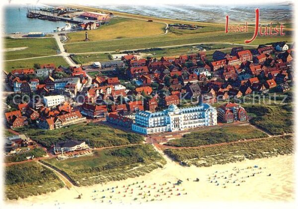 Juist Nordseebad Fliegeraufnahme