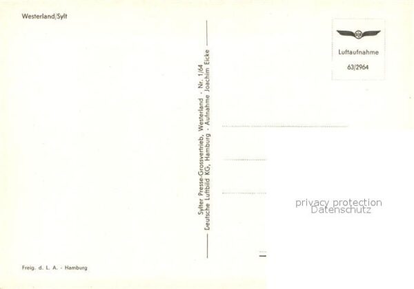 Westerland Sylt Fliegeraufnahme – Bild 2
