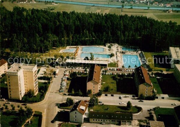 Waldkraiburg Fliegeraufnahme Waldbad