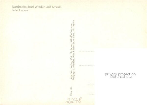 Wittduen Amrum Fliegeraufnahme – Bild 2