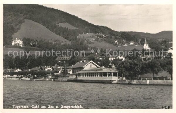 Tegernsee Cafe am See Sengerschloss