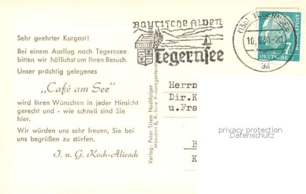 Tegernsee Cafe am See Sengerschloss – Bild 2
