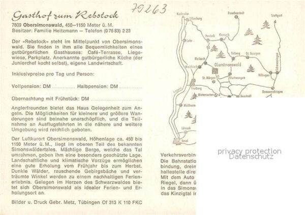 Obersimonswald Gasthof zum Rebstock – Bild 2