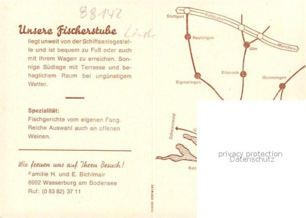 Wasserburg Bodensee Gasthaus Fischerstube – Bild 2