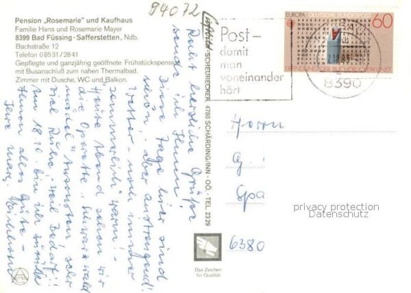 Bad Fuessing Pension Rosemarie Kaufhaus – Bild 2