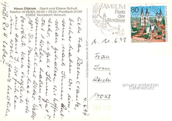 Norddorf Amrum Haus uetjkiek – Bild 2