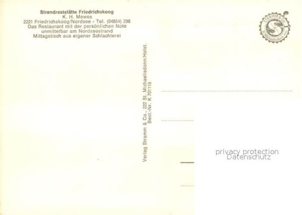 Friedrichskoog Nordseebad Strandraststaette – Bild 2