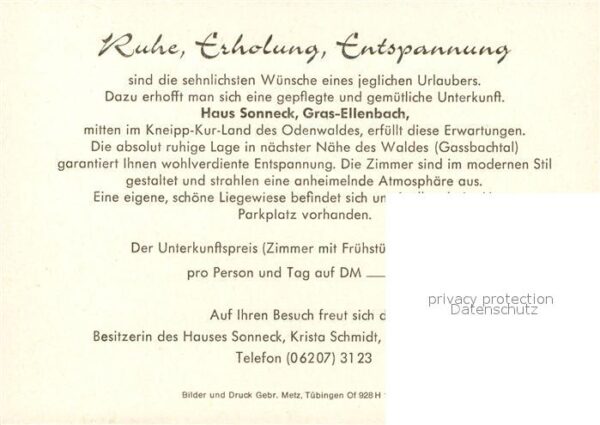 Gras-Ellenbach Haus Sonneck – Bild 2