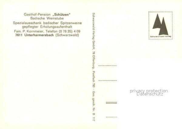 Unterharmersbach Gasthof Pension Schuetzen – Bild 2