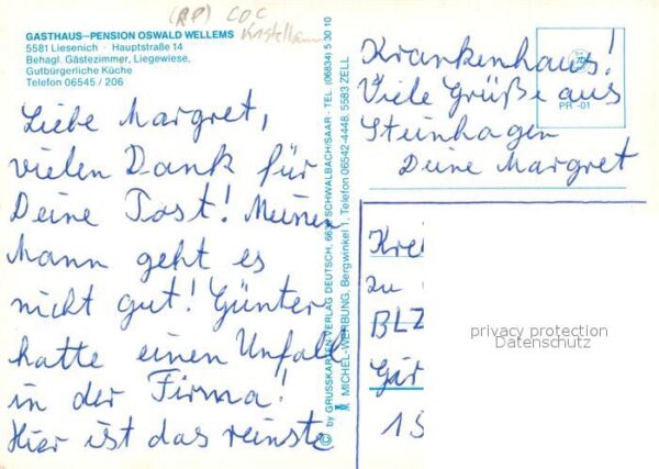 Liesenich Gasthaus Pension Oswald Wellems – Bild 2