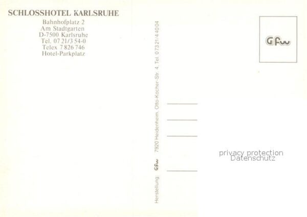 Karlsruhe Baden Schlosshotel – Bild 2
