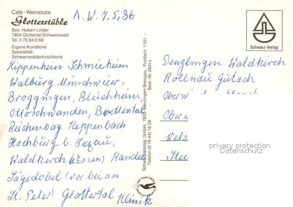 Glottertal Cafe Glotterstueble – Bild 2