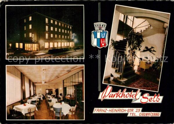 Selb Parkhotel Nachtaufnahme