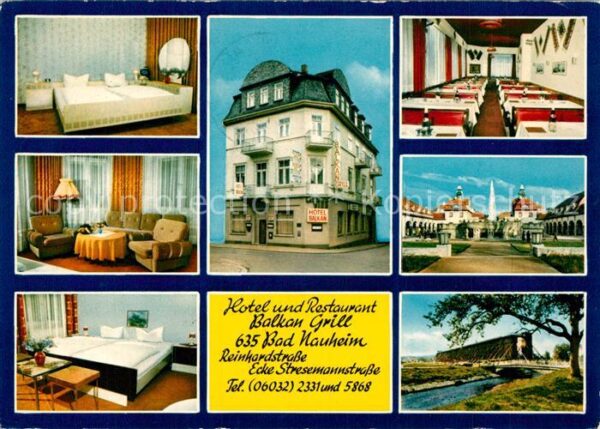 Bad Nauheim Hotel Restaurant Balkon Grill