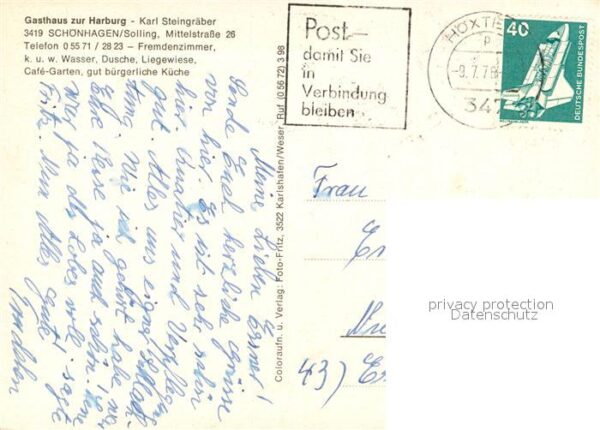 Schoenhagen Solling Gasthaus zur Harburg – Bild 2