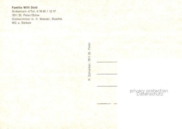 St Peter Schwarzwald Familie Willi Dold – Bild 2