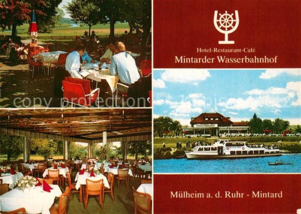 Muelheim Ruhr Hotel Restaurant Cafe Mintarder Wasserbahnhof