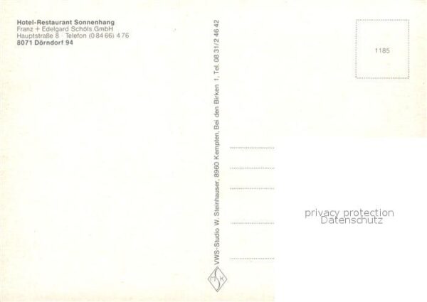 Doerndorf Mittelfranken Hotel Restaurant Sonnenhang – Bild 2