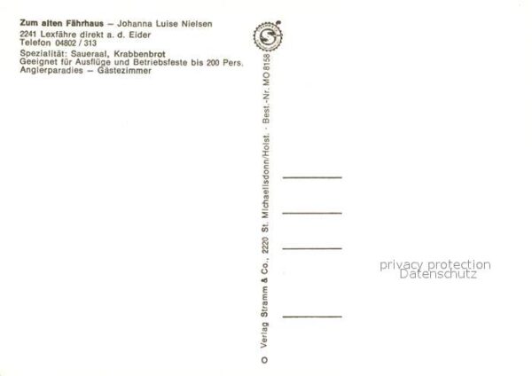 Wrohm Dithmarschen Lexfaehre Zum alten Faehrhaus – Bild 2