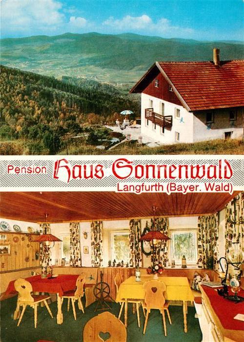 Langfurth Schoefweg Pension Haus Sonnenwald