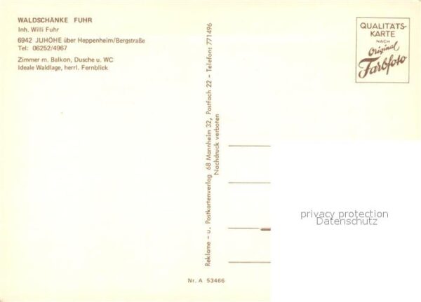 Juhoehe Waldschenke Fuhr – Bild 2