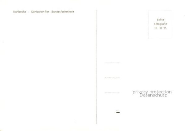 Karlsruhe Baden Durlacher Tor Bundesfachschule – Bild 2
