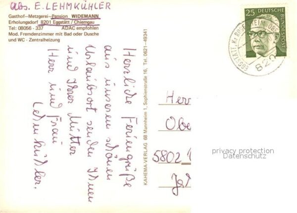 Eggstaett Oberbayern Pension Widemann – Bild 2