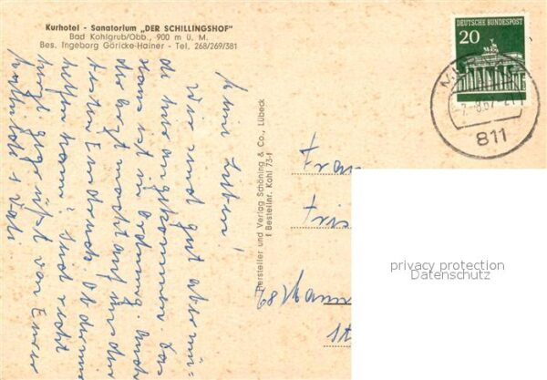 Bad Kohlgrub Kurhotel Sanatorium Der Schillingshof – Bild 2