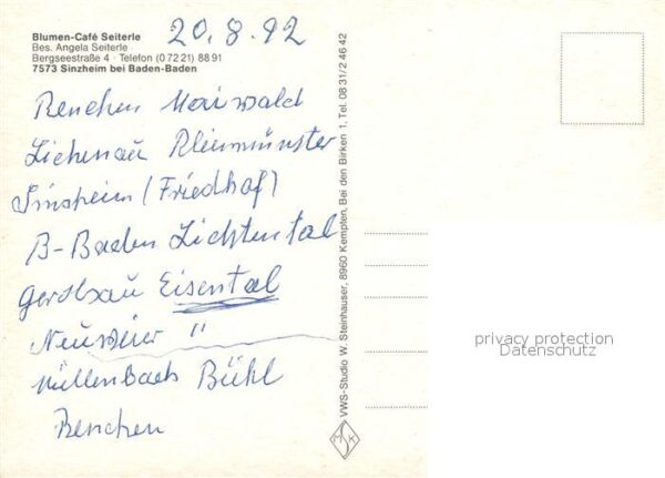 Sinzheim Blumen Cafe Seiterle – Bild 2