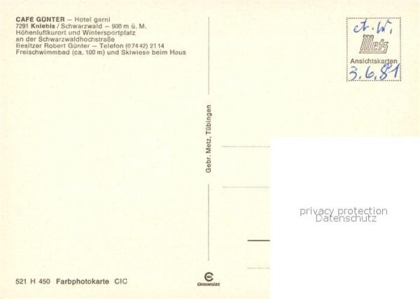 Kniebis Freudenstadt Cafe Guenter – Bild 2