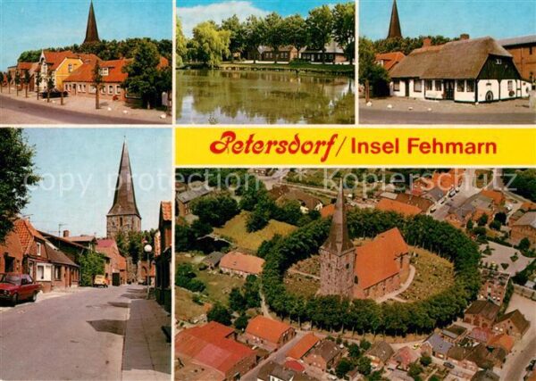 Petersdorf Fehmarn Fliegeraufnahme Ortsansichten