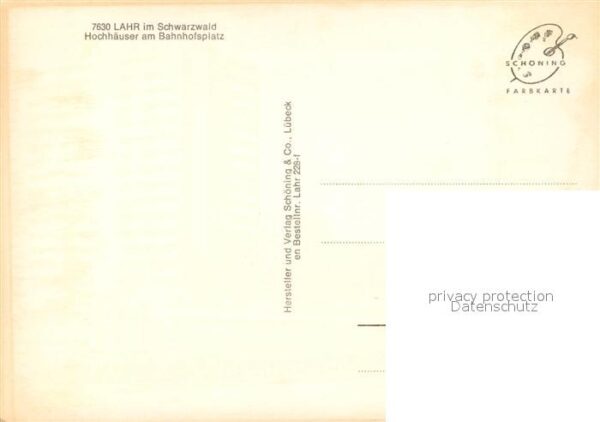Lahr Baden Hochhaeuser Bahnhofsvorplatz – Bild 2