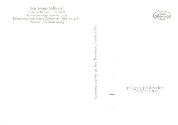 Schliersee Gaestehaus Sollinger – Bild 2