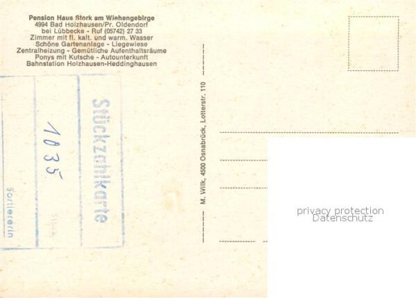 Bad Holzhausen Luebbecke Pension Stork – Bild 2