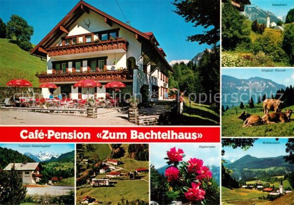 Oberstdorf Cafe Pension Zum Bachtelhaus